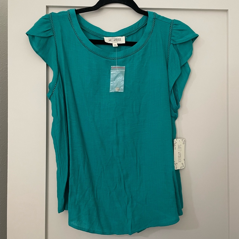 Teal Women's Top